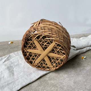 Giỏ Đan Mây Decor Trang Trí Vintage - Hàng Nhật 2hand