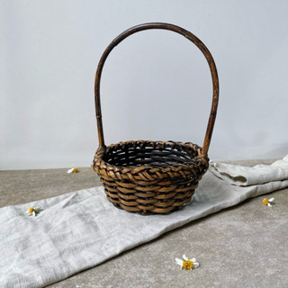 Giỏ Đan Mây Decor Trang Trí Vintage - Hàng Nhật 2hand