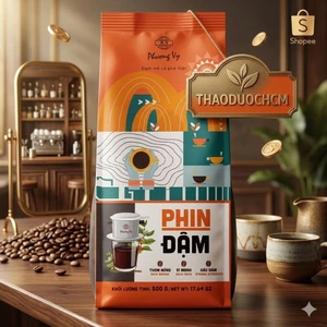 Cà Phê Truyền Thống Phin Đậm 500g, cafe đậm mạnh, thơm nồng, hậu đậm, Phương Vy Coffee-CHÍNH HÃNG]