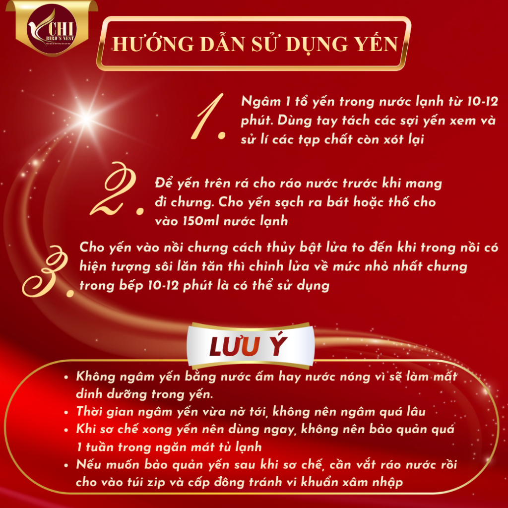 Tổ Yến Xơ Mướp Đắp Chân 100% Không Pha Trộn Đường , Tạp Chất  - Yến Sào Yến Chi  - Yến Tinh Chế YETC 002