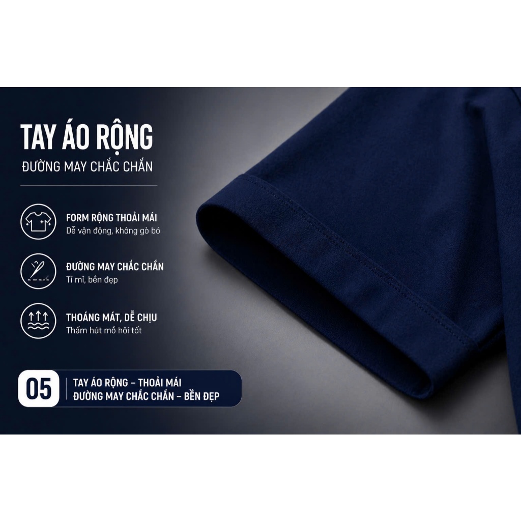 Áo Thun NANCY STORE  Cotton Cổ Tròn Nam Nữ