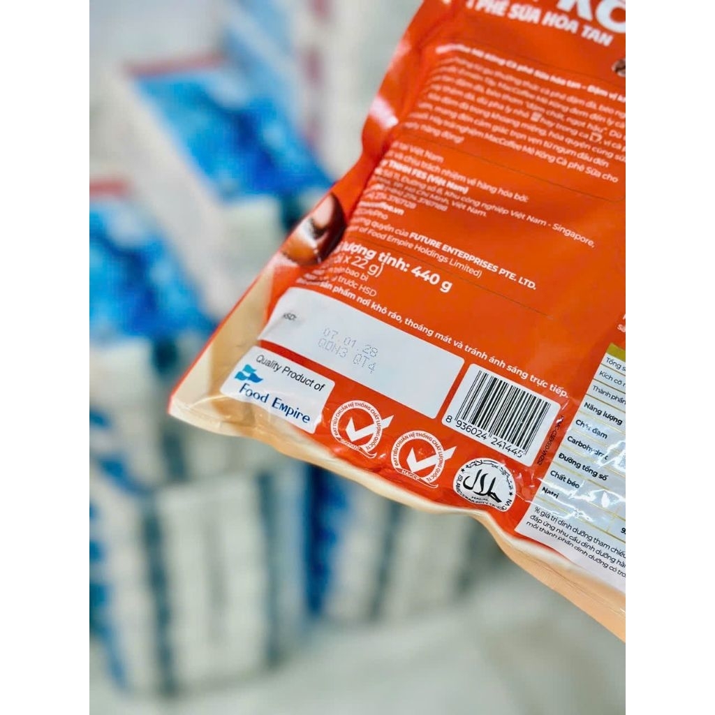 Cà Phê Phố SỮA ĐÁ MEKONG_ĐẬM ĐÀ HƯƠNG VỊ VIỆT  bịch ( 20 gói )