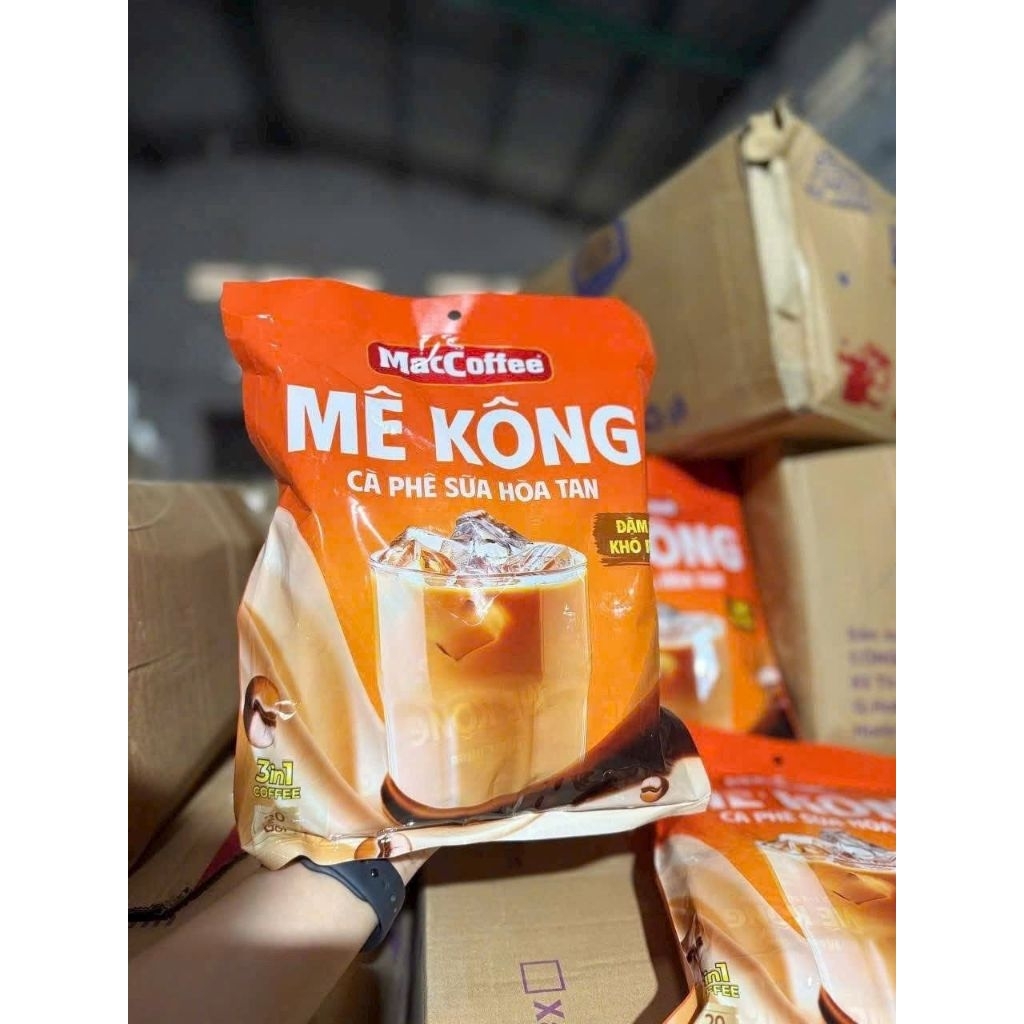 Cà Phê Phố SỮA ĐÁ MEKONG_ĐẬM ĐÀ HƯƠNG VỊ VIỆT  bịch ( 20 gói )
