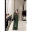 Set bà ba cúc bọc chất liệu tằm ánh kim vân THỌ, Pháp phục đi chùa dáng rộng phú bà sang chảnh điệu đà | Đồ Lam An Nhiên