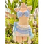 Bikini Nữ Đi Biển 2 Mảnh Kèm Chân Váy Ren Siêu Xinh – Set Đồ Tắm 2 Chi Tiết 3 Màu Hot Trend – Size S M L (40-70kg)