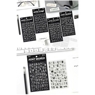 SET CON DẤU SILICON TRONG SUỐT CHỮ VÀ SỐ DIY