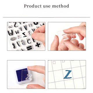 SET CON DẤU SILICON TRONG SUỐT CHỮ VÀ SỐ DIY