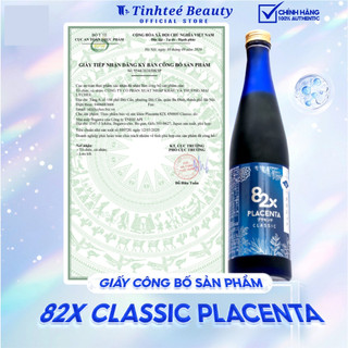 Nước Uống 82X Placenta Classic Hỗ Trợ Cải Thiện Sắc Tố Da, Duy Trì Tính Nữ Mọng Mướt 500ml/Chai