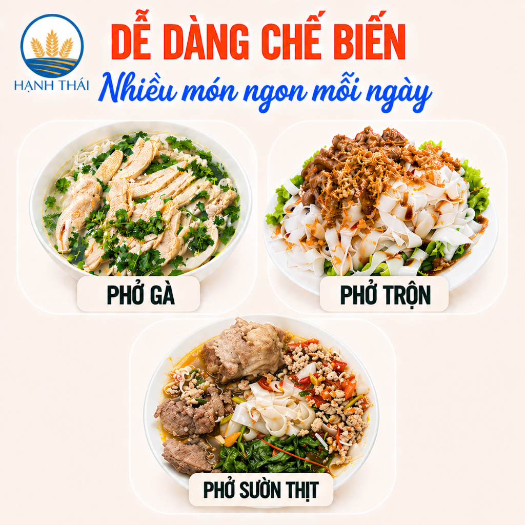 Combo 3kg mỳ gạo Chũ Hạnh Thái