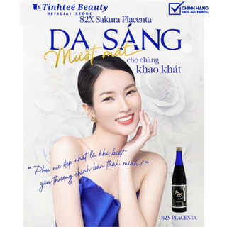 Nước Uống 82X Placenta Sakura Phiên Bản Cao Cấp, Hỗ Trợ Cải Thiện Nám Sạm, Nâng Tông Sáng Hồng Căng Bóng 500ml/chai