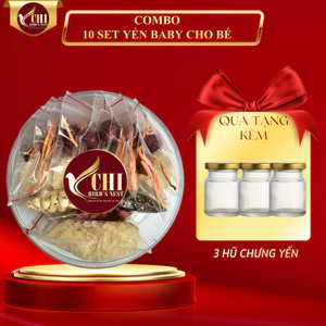 Combo 10 Túi Yến Tinh Chế Vụn Baby - Hỗ Trợ Cho Bé Biếng Ăn , Tăng Đề Kháng - Yến Sào Yén Chi - Yến Tinh Chế YETC 00
