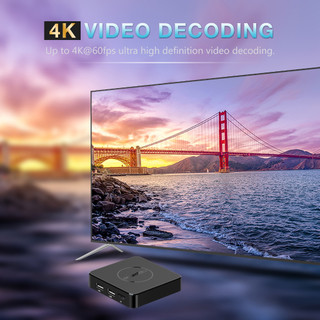 Q96ATV Smart ATV Android TV Box Crack 2.4GHz WiFi Điều khiển từ xa bằng giọng nói Android TV13.0 H313 Chip Watch YouTube