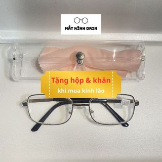 Kính lão thủy tinh ORIN chất liệu kim loại dáng vuông dành cho người cao tuổi