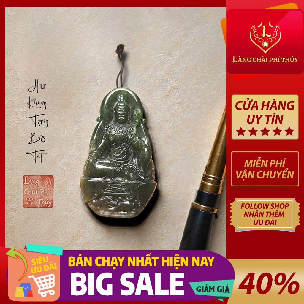 Dây chuyền phật bản mệnh Hư Không Tạng Bồ Tát - phù hợp người tuổi Sửu/Dần, người mệnh Mộc/Thủy