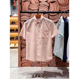 Áo sơmi nam cộc tay Linen Hàn Quốc (2 màu) 10348
