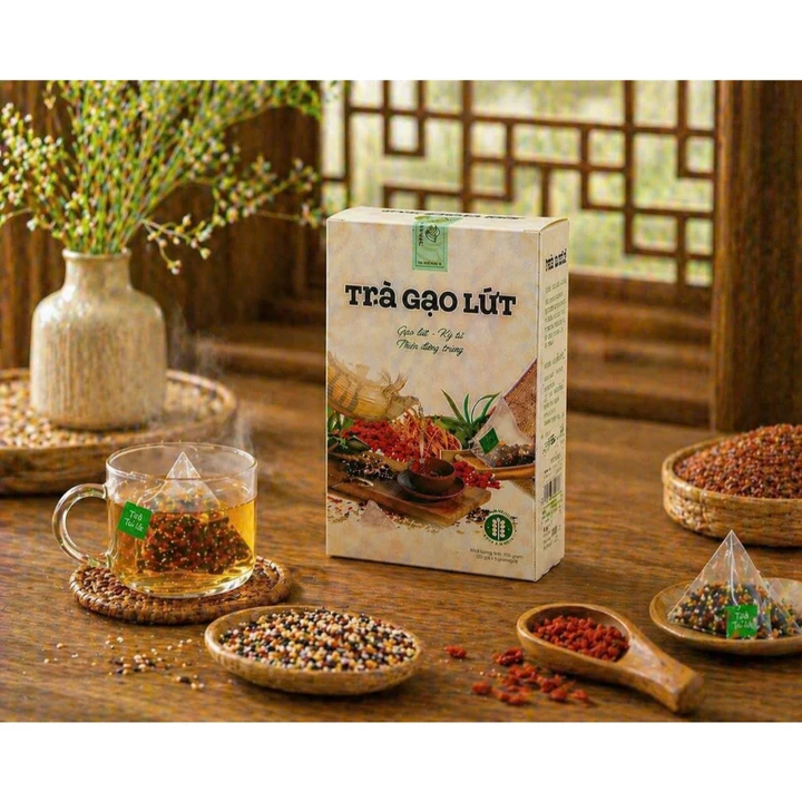 01 Trà Gạo Lứt Huyết Rồng,Trà Gạo Lứt Đậu Đen Xanh,đông trùng hạ thảo mix 8 vị Hỗ Trợ Giảm Cân,Thanh Lọc Cơ Thể