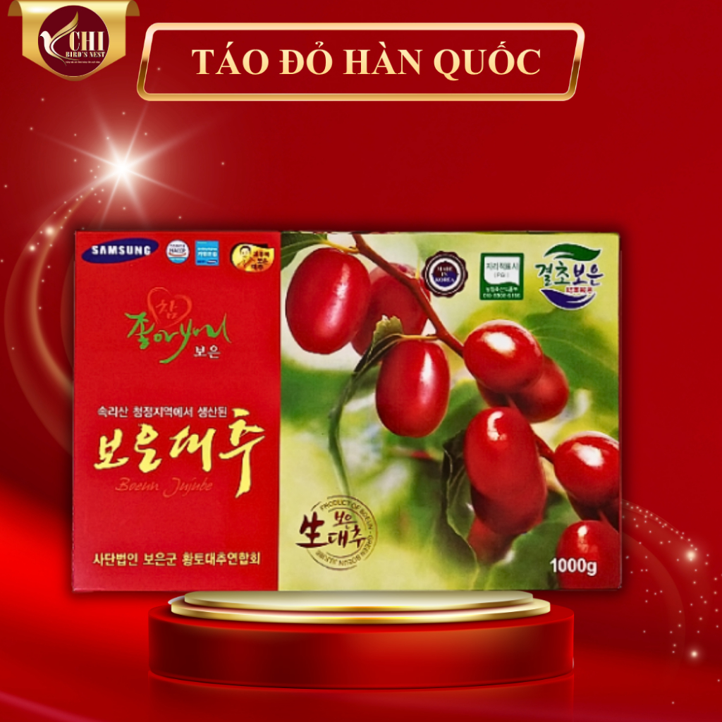 Táo Đỏ Sấy Khô 100gr Quả To Đỏ Đều Và Đẹp Loại 1