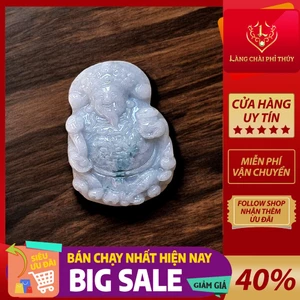 Vòng cổ mặt dây chuyền Phỉ Thúy Type A phong cách - Hoàng Tài Thần