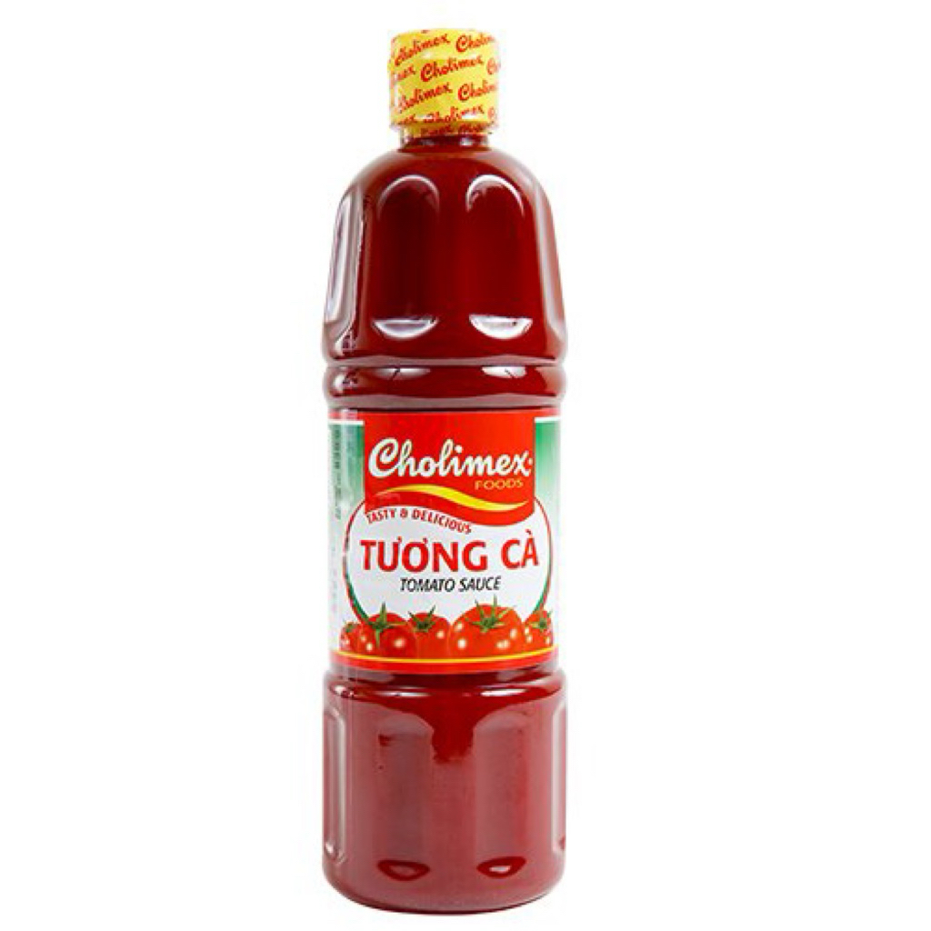 Tương cà Cholimex chai Pet 830g - Cà chua tươi nguyên chất, chai lớn tiết kiệm