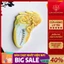 Dây chuyền ngọc phỉ thúy thiên nhiên Hoàng Trảo Chiêu Tài – Cua Vàng Tụ Phúc