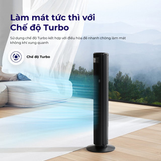 Quạt Tháp Levoit Smart WiFi 42 Inch Chính Hãng – Kết Nối WiFi, Điều Khiển Từ Xa