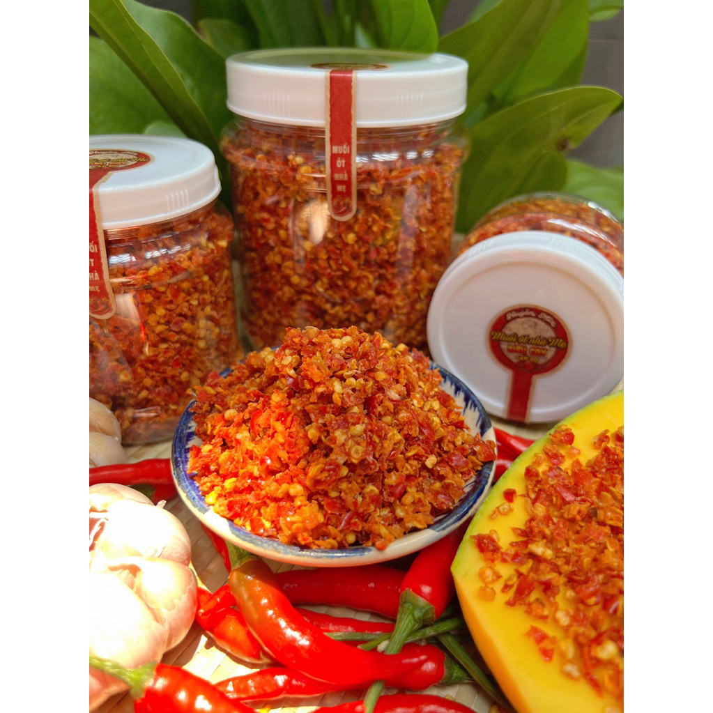 (M1) Muối Ớt Nhà Mẹ Siêu Cay Cấp Độ ( Chay ) - Đặc Sản Tây Ninh