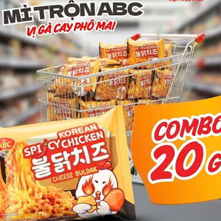 [Combo 10 Gói] Mì Trộn ABC Gà Cay Phô Mai Hàn Quốc 80g - Mì Trộn Ăn Liền, Cay Nhẹ | Mì Việt Casumo.