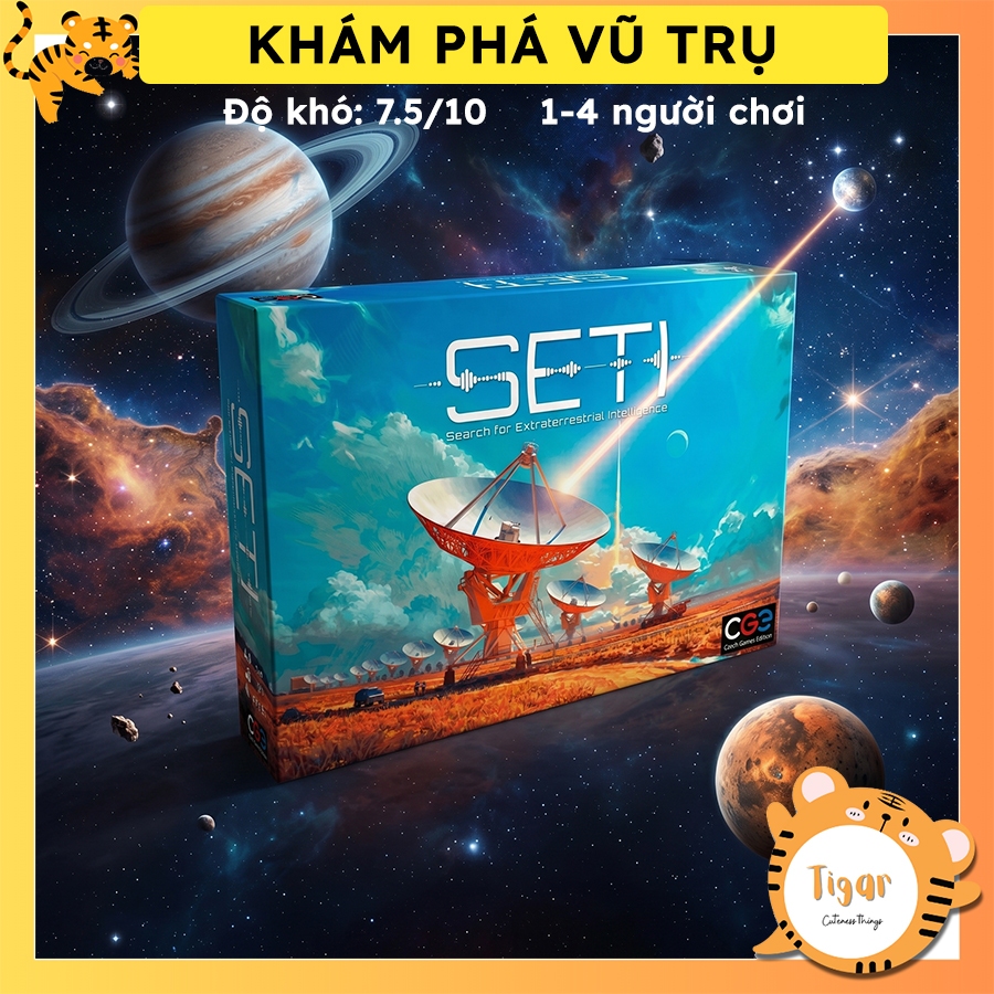 [Luật Việt] Game SETI: Search for Extraterestrial Intelligence bản tiếng Anh English