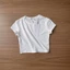 Áo Croptop Nữ Trắng Thun Cộc Tay Co Giãn