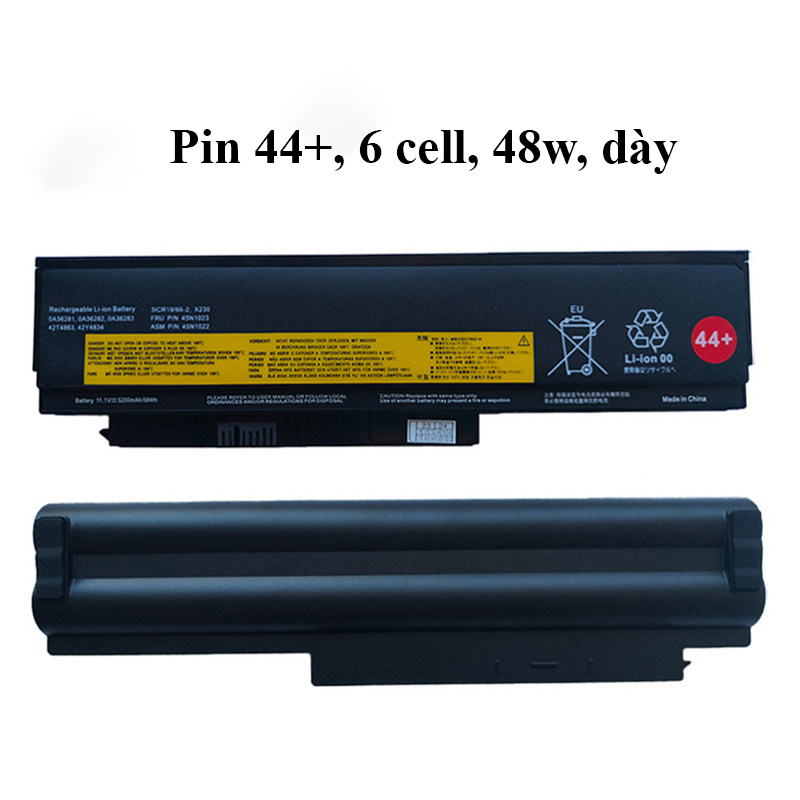 Pin Lenovo ThinkPad  X220 X220i, X230, X230i 44+ (BH 12 THÁNG)