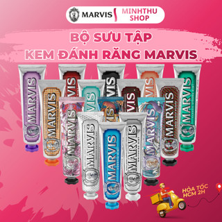 (Hỏa tốc) Kem Đánh Răng Marvis 25ML/75ML/85ML – Hơi thở thơm mát, hỗ trợ trắng răng, sạch miệng, ngừa mảng bám