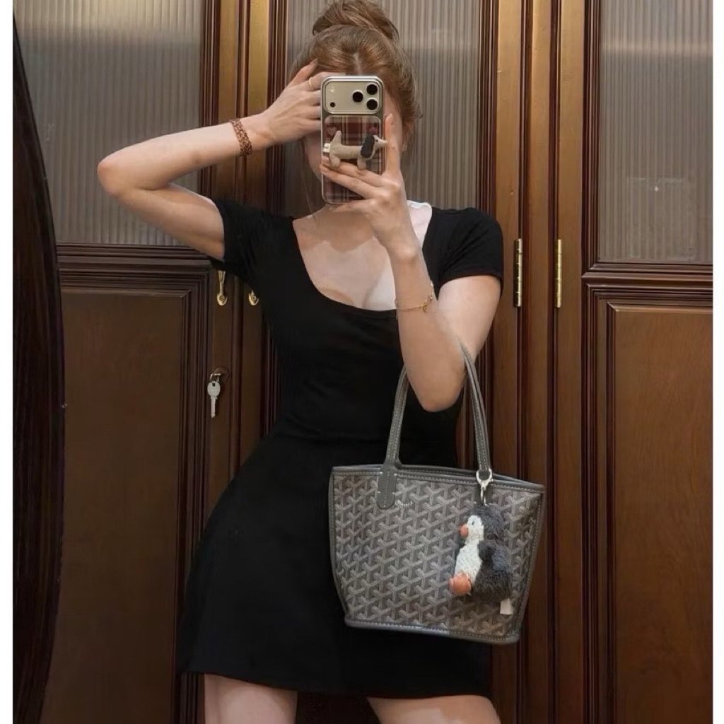 | LYN WEAR | (DEAL MỞ BÁN) Đầm Nữ Cổ Viền Form Xòe Dáng Ôm Nhẹ Tôn Dáng Thanh Lịch