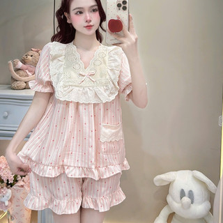 [DEAL MỞ BÁN] Bộ Đồ Ngủ Nữ JUSOKA Pijama Chất Liệu Đũi Mây Siêu Mềm Mịn Kiểu Dáng Thoải Mái Cho Nữ DU21