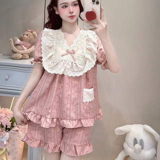 [DEAL MỞ BÁN] Bộ Đồ Ngủ Nữ JUSOKA Pijama Chất Liệu Đũi Mây Siêu Mềm Mịn Kiểu Dáng Thoải Mái Cho Nữ DU21