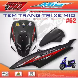 TEM XE MIO SPORT #62 (TEM 3 LỚP - SIÊU NÉT - SIÊU ĐẸP - SIÊU CUTE)
