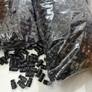 Combo 10 Nút chặn dây, chốt chặn dây quai mũ, chốt tăng giảm dây quai mũ, nón [ MÀU ĐEN ]