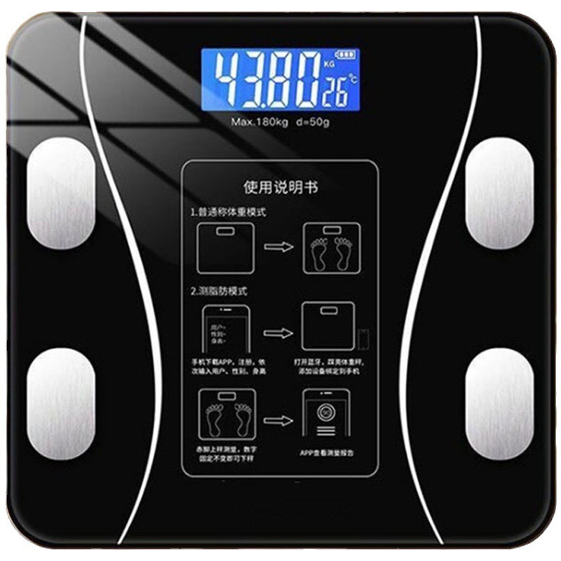 Cân Điện Tử Thông Minh Bluetooth - Đo Trọng Lượng, Mỡ, BMI, Theo Dõi Sức Khỏe
