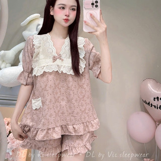 [DEAL MỞ BÁN] Bộ Đồ Ngủ Nữ JUSOKA Pijama Chất Liệu Đũi Mây Siêu Mềm Mịn Kiểu Dáng Thoải Mái Cho Nữ DU21