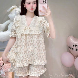 [DEAL MỞ BÁN] Bộ Đồ Ngủ Nữ JUSOKA Pijama Chất Liệu Đũi Mây Siêu Mềm Mịn Kiểu Dáng Thoải Mái Cho Nữ DU21