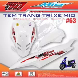 TEM XE MIO SPORT #63 (TEM 3 LỚP - SIÊU NÉT - SIÊU ĐẸP - SIÊU CUTE)