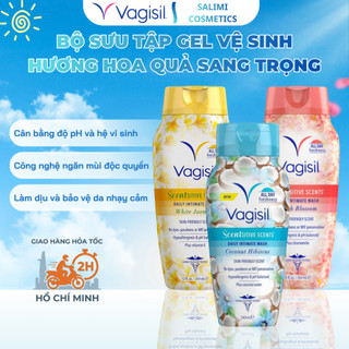 Bộ Sưu Tập Gel Vệ Sinh Phụ Nữ Vagisil Hương Hoa Quả, Kiểm Soát Mùi 24h, Cân Bằng pH