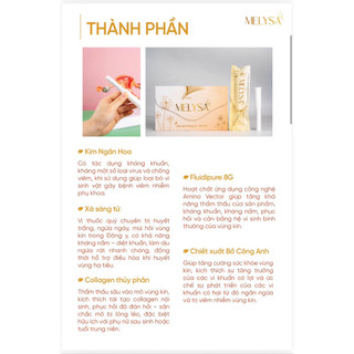 1 Hộp 5 ống Gel phụ khoa MELYSA – Cân bằng pH, dưỡng ẩm.