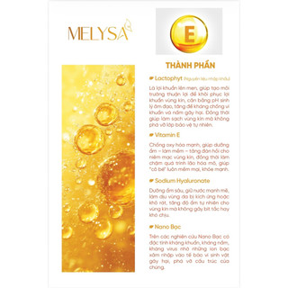 1 Hộp 5 ống Gel phụ khoa MELYSA – Cân bằng pH, dưỡng ẩm.
