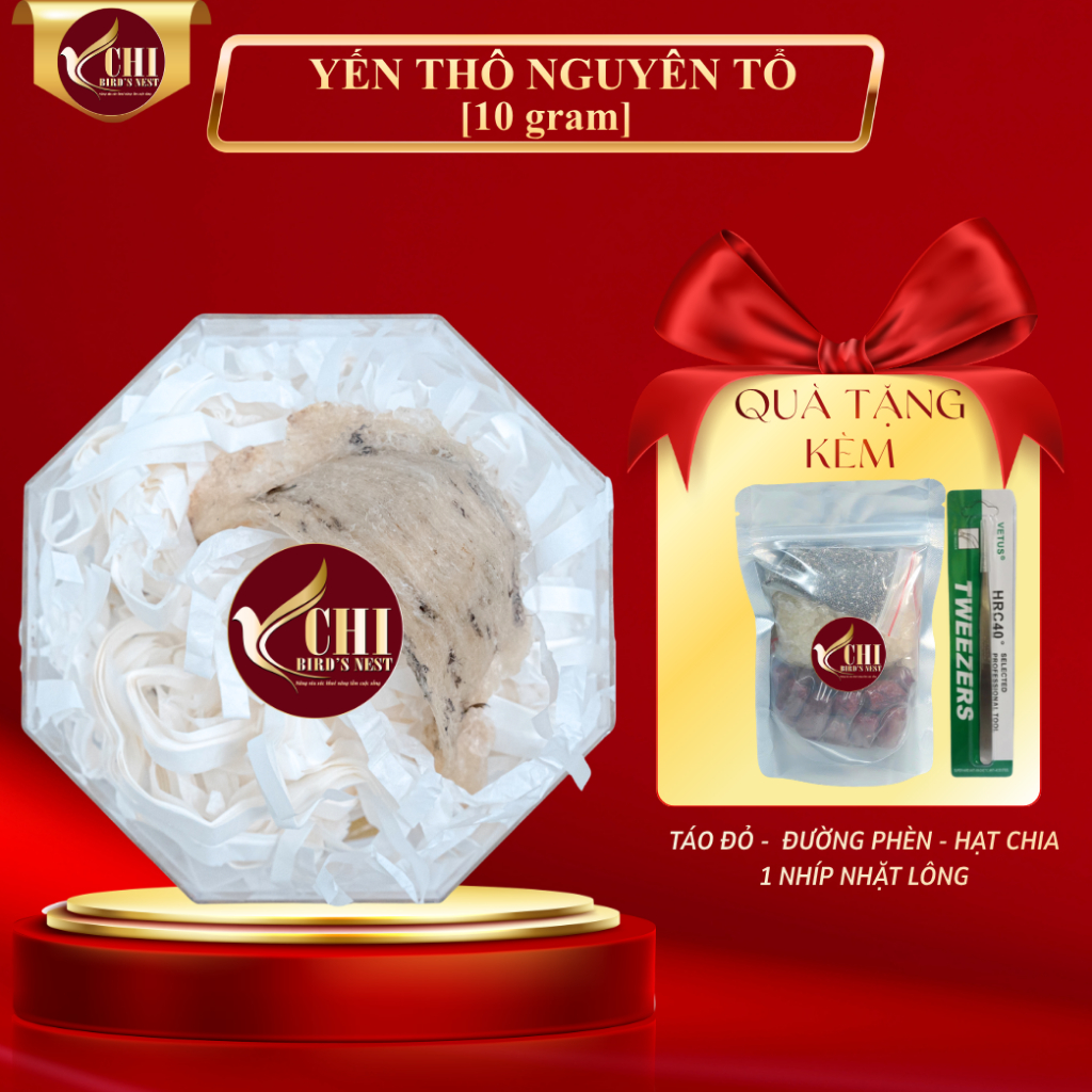 Tổ yến thô cao cấp 10gram - Yến Sào Yến Chi