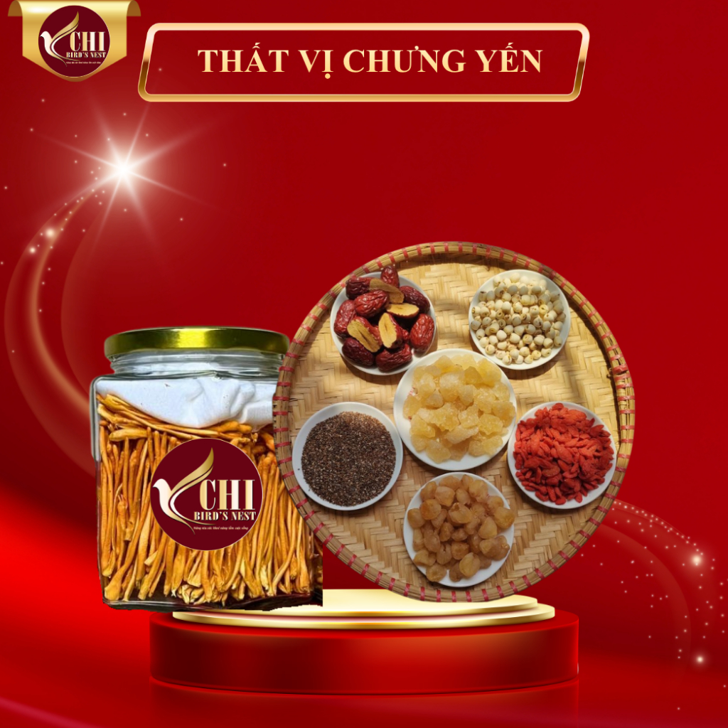 Combo Set Đồ Chưng Cho Set 50 gram - 100 gram - Yến Sào Yến Chi