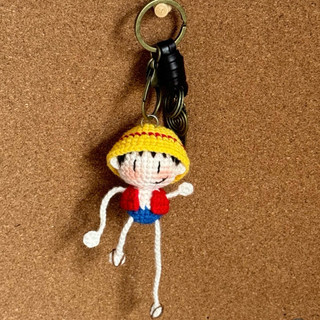móc khoá len monkey d.luffy one piece | sản phẩm thủ công |