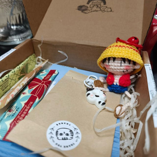 móc khoá len monkey d.luffy one piece | sản phẩm thủ công |