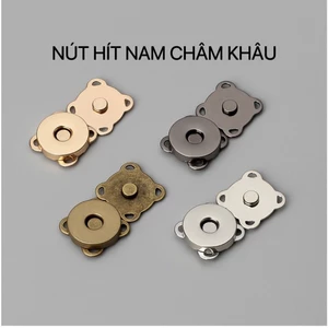 Nút hít nam châm khâu làm túi xách, ví size 14mm và 18 mm | Tiệm Len Của Sam - Sam Crochet