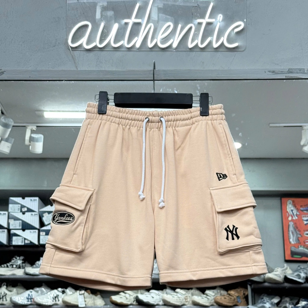 Quần Short New Era LA Dodgers Cargo Black / Beige - 15598337