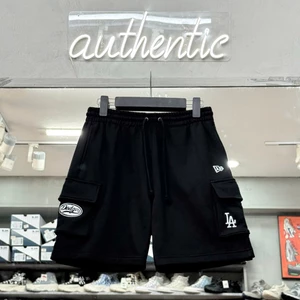 Quần Short New Era LA Dodgers Cargo Black / Beige - 15598337